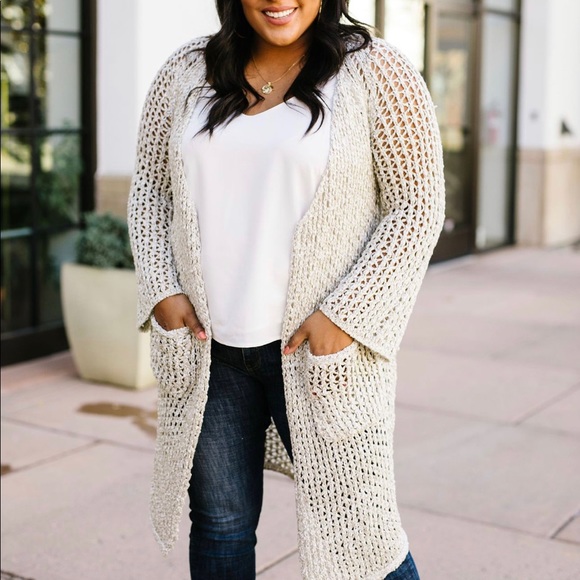 Coffee Shop Two-Tone Cardigan In Light Olive - Picture 4 of 8